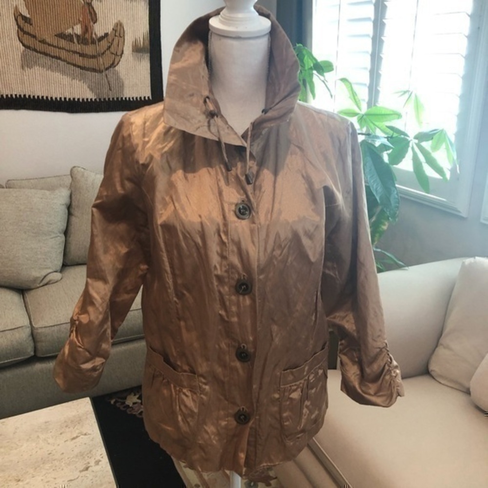 Ruby Rd. Gold Jacket Sz 12